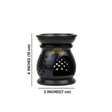 Gokraftly Aroma Oil Diffuser for Home Soapstone Marble Black Aroma Oil Burner Fragrance/Bathroom/Aroma Therapy/Meditation (3