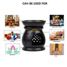 Gokraftly Aroma Oil Diffuser for Home Soapstone Marble Black Aroma Oil Burner Fragrance/Bathroom/Aroma Therapy/Meditation (3
