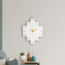 Gokraftly White Timeless Marble Aesthetics | Classy Wall Clock | Certificate of Authenticity