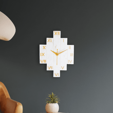 Gokraftly White Timeless Marble Aesthetics | Classy Wall Clock | Certificate of Authenticity