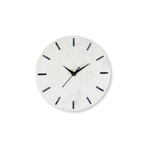Royal White Marble Wall Clock with Black Finish | Gokraftly Certificate of Authenticity | Handmade