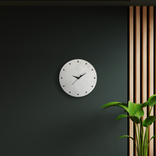 Moonstone Round Marble Wall clock- Black Dots number | Luxury & Premium | Gokraftly Watch