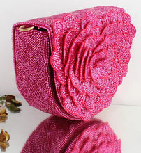 Luxury Rose Hot Pink Flap Bag | Touhfey by Gokraftly